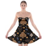 Seamless Pattern Repeat Repetition Strapless Bra Top Dress