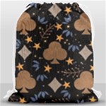 Seamless Pattern Repeat Repetition Drawstring Bag (Large)