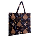 Zipper Large Tote Bag 
