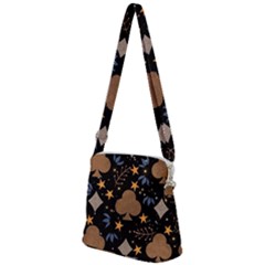 Zipper Messenger Bag 