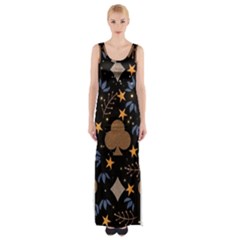 Thigh Split Maxi Dress 