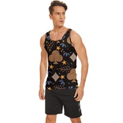 Men s Wide Collar Tank Top 