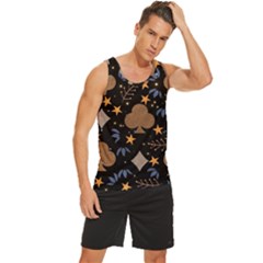 Men s Wide Collar Tank Top 
