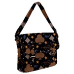 Seamless Pattern Repeat Repetition Buckle Messenger Bag