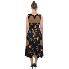 Midi Tie-Back Chiffon Dress 