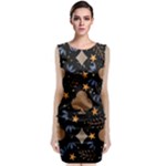 Seamless Pattern Repeat Repetition Classic Sleeveless Midi Dress