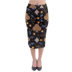 Midi Pencil Skirt 