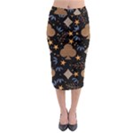 Seamless Pattern Repeat Repetition Midi Pencil Skirt