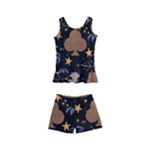 Seamless Pattern Repeat Repetition Kids  Boyleg Swimsuit