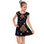 Seamless Pattern Repeat Repetition Kids  Cap Sleeve Dress