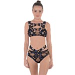 Seamless Pattern Repeat Repetition Bandaged Up Bikini Set 