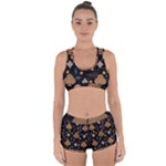 Seamless Pattern Repeat Repetition Racerback Boyleg Bikini Set