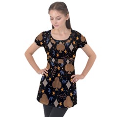 Puff Sleeve Tunic Top 