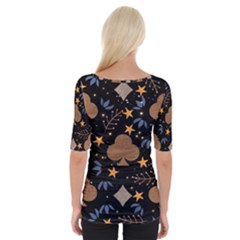 Wide Neckline T-Shirt 