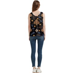 Women s V-Neck Sleeveless Satin Top 
