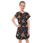 Seamless Pattern Repeat Repetition Kids  Drop Waist Dress