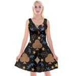 Seamless Pattern Repeat Repetition Reversible Velvet Sleeveless Dress