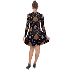 Long Sleeve Panel Dress 