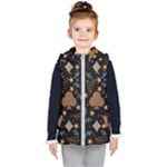 Seamless Pattern Repeat Repetition Kids  Hooded Puffer Vest