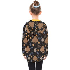 Kids  Double Breasted Button Coat 