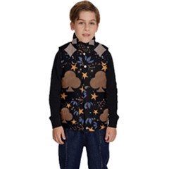 Seamless Pattern Repeat Repetition Kid s Button Up Puffer Vest from ArtsNow.com