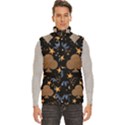 Men s High Neck Button Up Puffer Vest 
