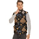 Men s High Neck Button Up Puffer Vest 