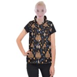 Seamless Pattern Repeat Repetition Women s Button Up Vest