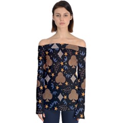 Off Shoulder Long Sleeve Top 