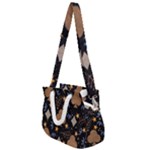 Seamless Pattern Repeat Repetition Rope Handles Shoulder Strap Bag