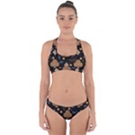 Seamless Pattern Repeat Repetition Cross Back Hipster Bikini Set