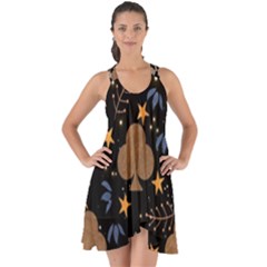 Show Some Back Chiffon Dress 