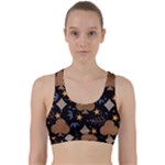 Seamless Pattern Repeat Repetition Back Weave Sports Bra