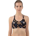 Seamless Pattern Repeat Repetition Back Web Sports Bra