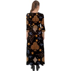 Button Up Boho Maxi Dress 