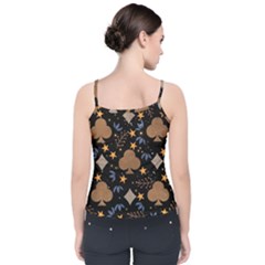 Velvet Spaghetti Strap Top 