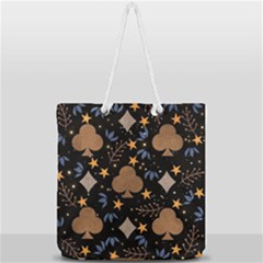 Full Print Rope Handle Tote (Large) 
