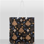 Seamless Pattern Repeat Repetition Full Print Rope Handle Tote (Large)