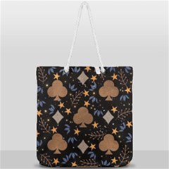 Full Print Rope Handle Tote (Large) 
