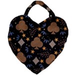 Seamless Pattern Repeat Repetition Giant Heart Shaped Tote