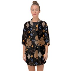 Half Sleeve Chiffon Kimono 