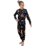 Seamless Pattern Repeat Repetition Kids  Long Sleeve Set 