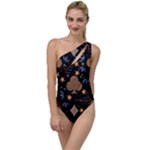 Seamless Pattern Repeat Repetition To One Side Swimsuit