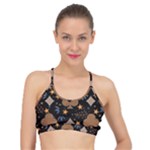 Seamless Pattern Repeat Repetition Basic Training Sports Bra