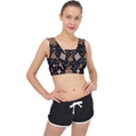 Seamless Pattern Repeat Repetition V-Back Sports Bra