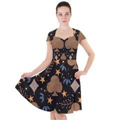 Cap Sleeve Midi Dress 