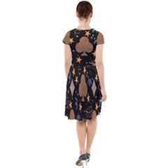 Cap Sleeve Midi Dress 