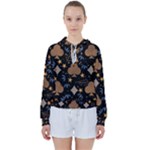 Seamless Pattern Repeat Repetition Women s Tie Up Sweat
