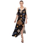 Seamless Pattern Repeat Repetition Maxi Chiffon Cover Up Dress