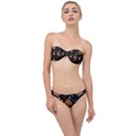 Seamless Pattern Repeat Repetition Classic Bandeau Bikini Set